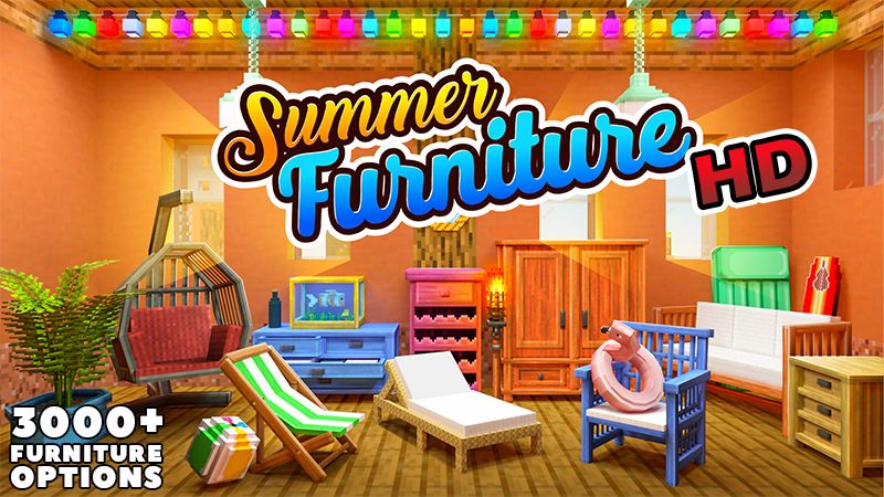 Summer Furniture HD on the Minecraft Marketplace by Kreatik Studios