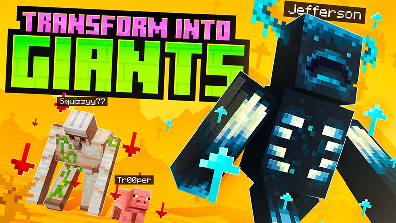 TRANSFORM INTO GIANTS on the Minecraft Marketplace by Kreatik Studios