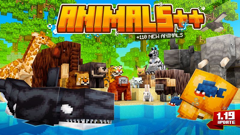 ANIMALS++ on the Minecraft Marketplace by Kubo Studios