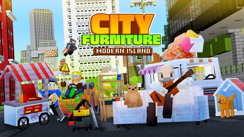 City Furniture: Modern Island on the Minecraft Marketplace by Kubo Studios