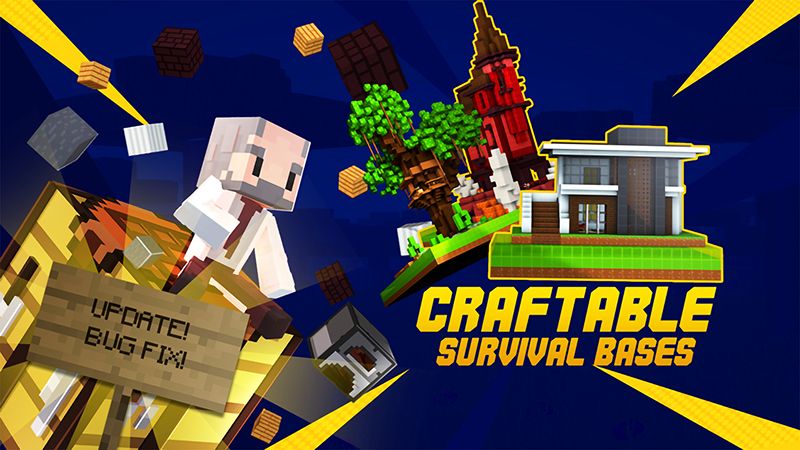 Craftable Survival Bases on the Minecraft Marketplace by Kubo Studios