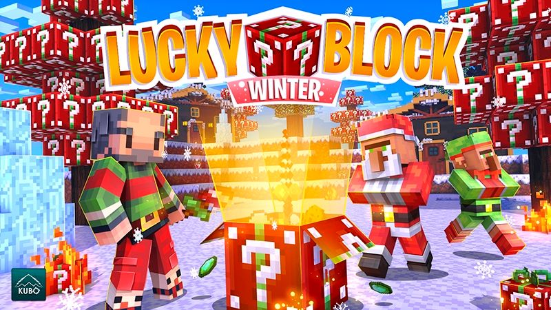 Lucky Block: Winter on the Minecraft Marketplace by Kubo Studios