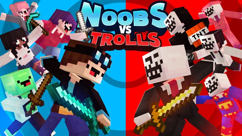 NOOBS vs TROLLS on the Minecraft Marketplace by Kubo Studios