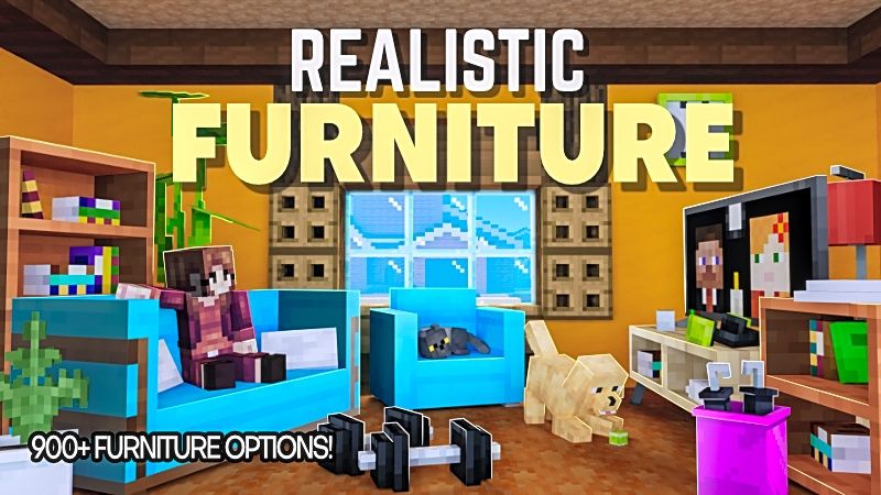 Realistic Furniture on the Minecraft Marketplace by Kubo Studios