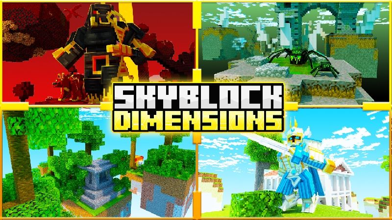 Skyblock Dimensions on the Minecraft Marketplace by Kubo Studios