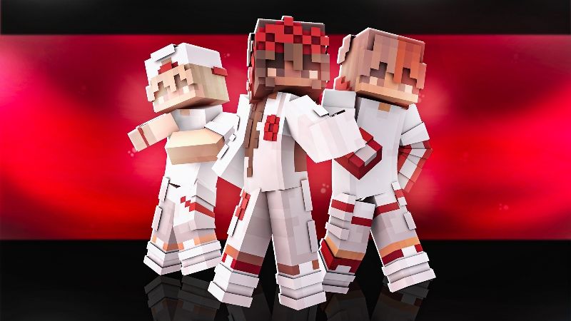 Red and White on the Minecraft Marketplace by Lebleb