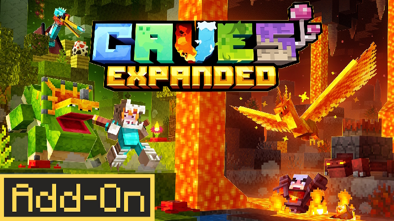 Caves Expanded Add-On on the Minecraft Marketplace by Levelatics