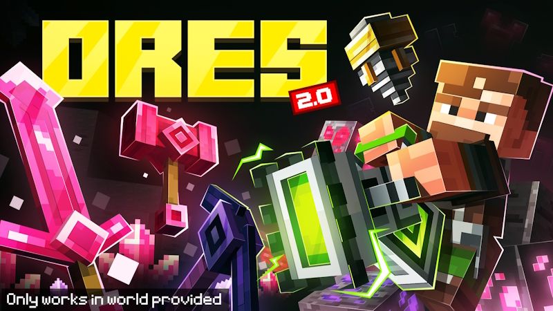 Ores 2.0 on the Minecraft Marketplace by Levelatics