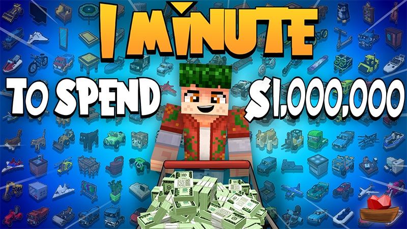 1 Minute to Spend $1,000,000 on the Minecraft Marketplace by Lifeboat