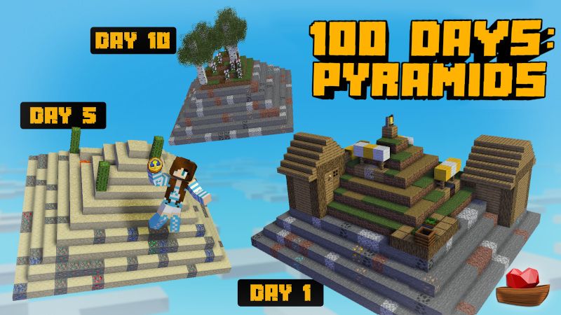 100 Days: Pyramids on the Minecraft Marketplace by Lifeboat