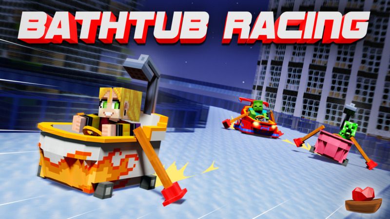 Bathtub Racing on the Minecraft Marketplace by Lifeboat