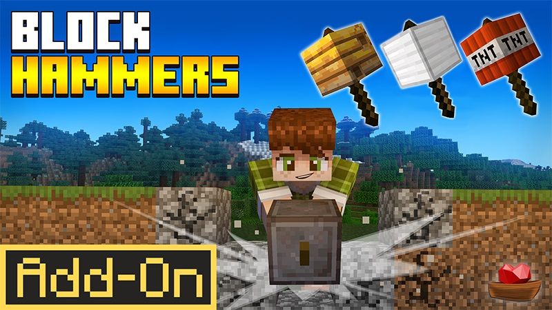 Block Hammers Add-On on the Minecraft Marketplace by Lifeboat