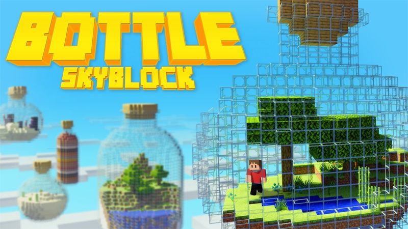 Bottle Skyblock on the Minecraft Marketplace by lifeboat