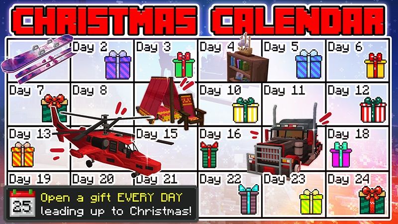 Christmas Calendar on the Minecraft Marketplace by Lifeboat