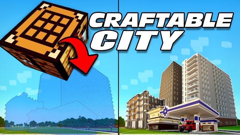 Craftable City on the Minecraft Marketplace by Lifeboat