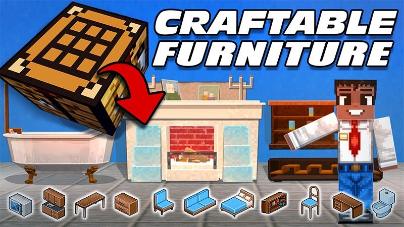 Craftable Furniture on the Minecraft Marketplace by Lifeboat