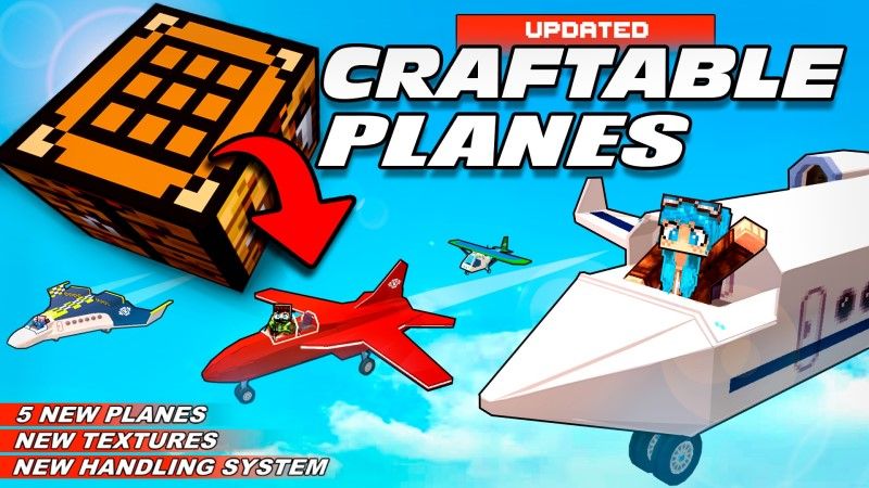 Craftable Planes on the Minecraft Marketplace by Lifeboat