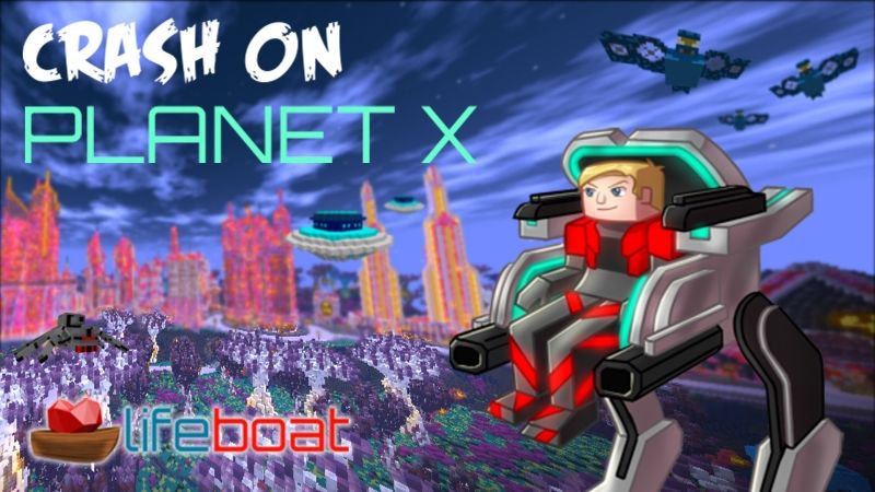 Crash on Planet X on the Minecraft Marketplace by Lifeboat