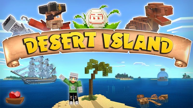 Desert Island on the Minecraft Marketplace by Lifeboat