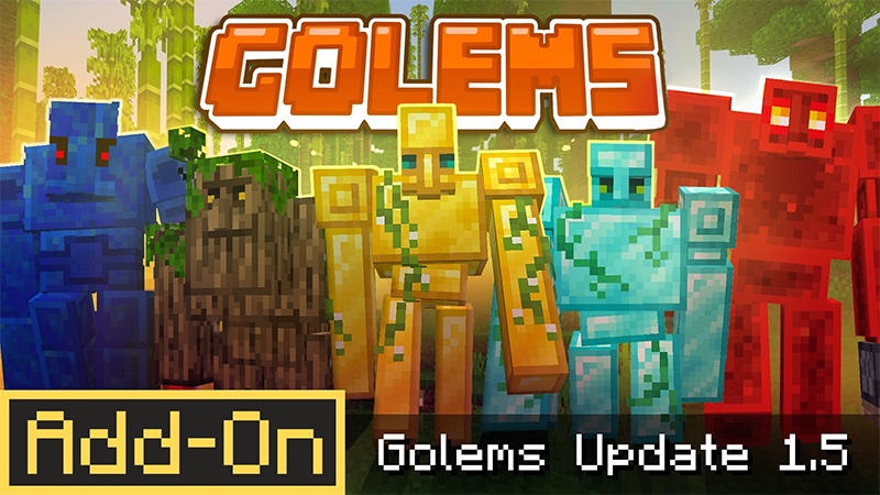 Golems Add-On 1.5 on the Minecraft Marketplace by Lifeboat