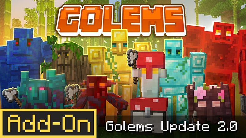 Golems Add-On 2.0 on the Minecraft Marketplace by Lifeboat