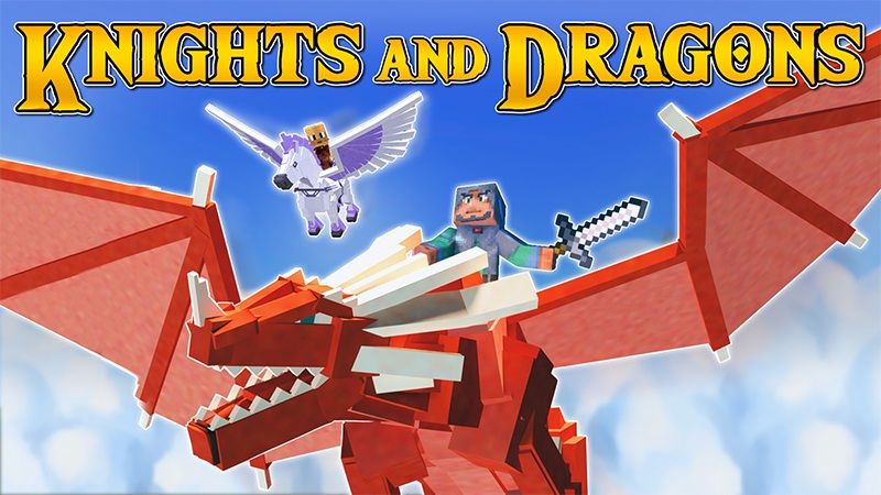 Knights and Dragons on the Minecraft Marketplace by Lifeboat