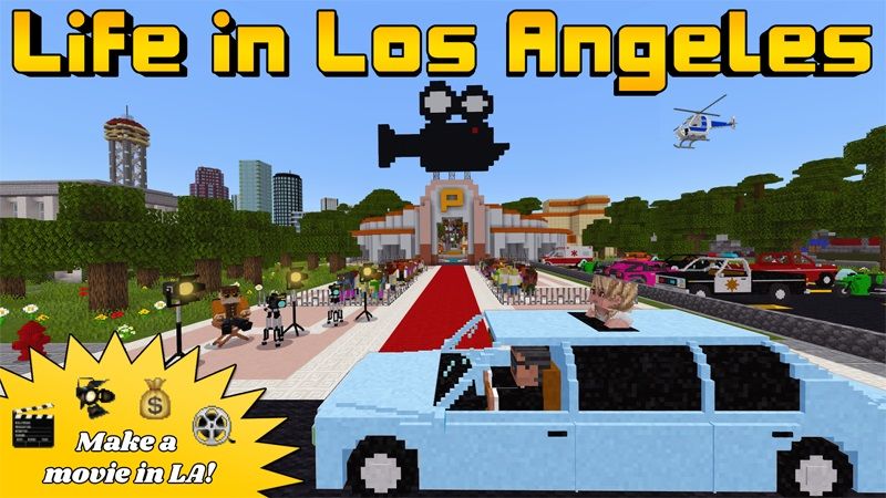 Life in Los Angeles on the Minecraft Marketplace by Lifeboat