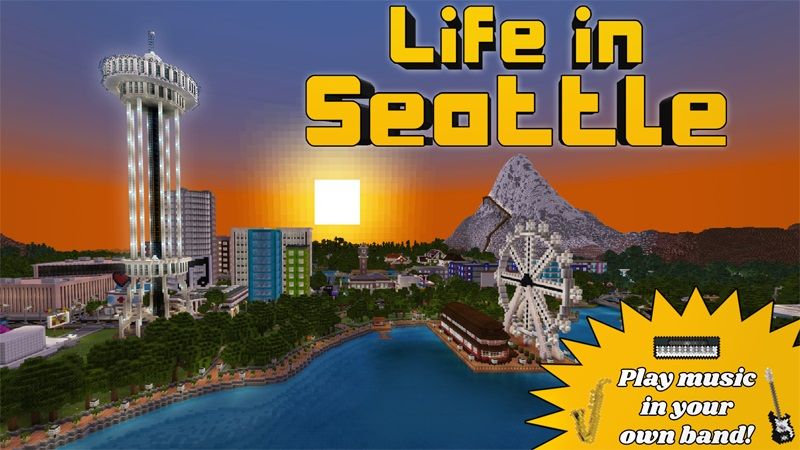 Life in Seattle on the Minecraft Marketplace by Lifeboat