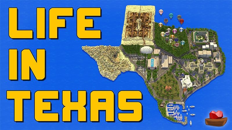 Life in Texas on the Minecraft Marketplace by Lifeboat