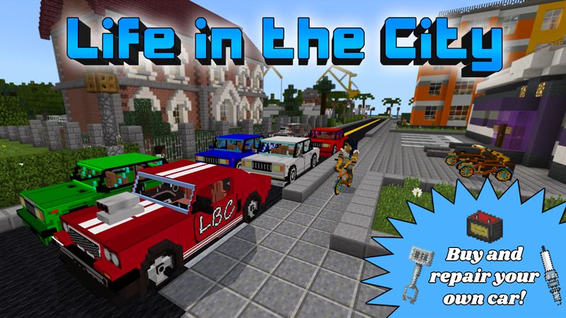 Life in the City on the Minecraft Marketplace by Lifeboat