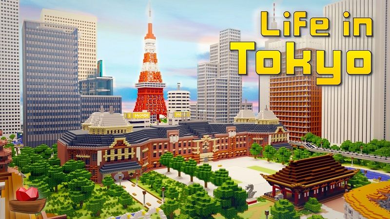 Life in Tokyo on the Minecraft Marketplace by lifeboat