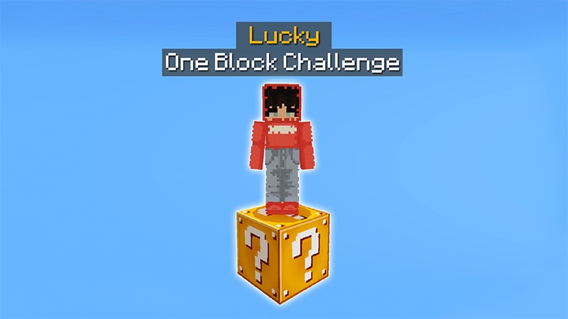 Lucky One Block Challenge on the Minecraft Marketplace by Lifeboat