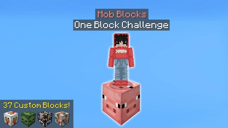 Mob Blocks One Block Challenge on the Minecraft Marketplace by Lifeboat