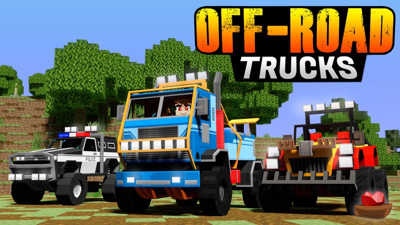 Off-Road Trucks on the Minecraft Marketplace by Lifeboat