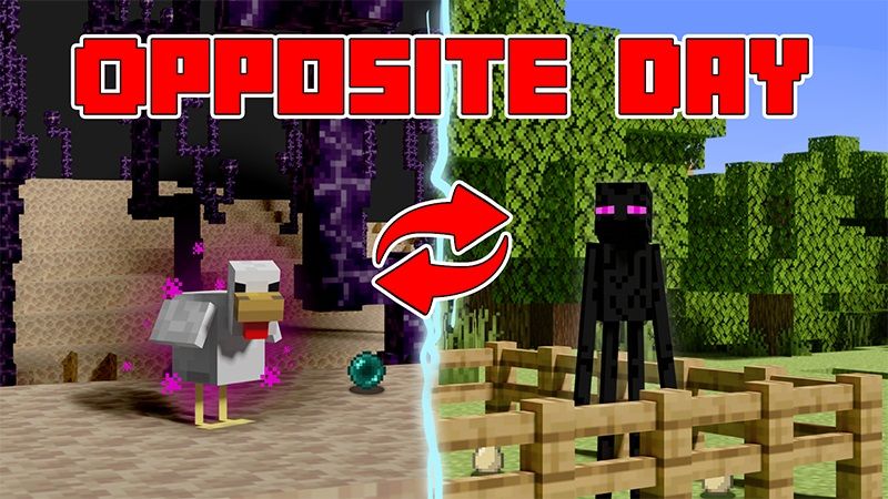 Opposite Day on the Minecraft Marketplace by Lifeboat