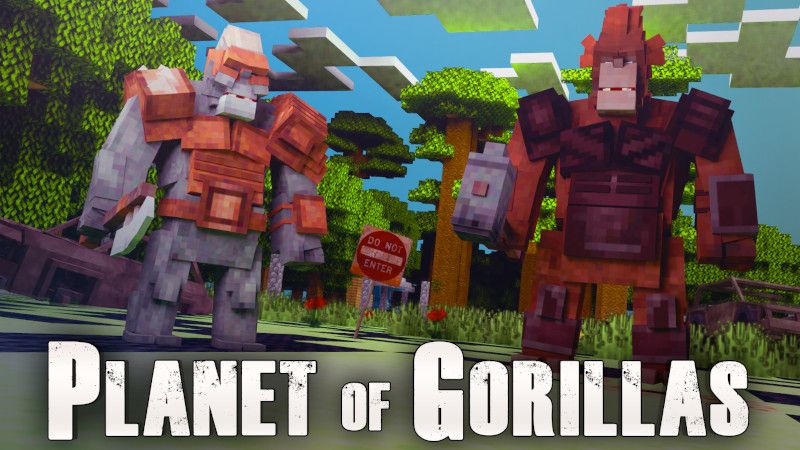 Planet of Gorillas on the Minecraft Marketplace by Lifeboat