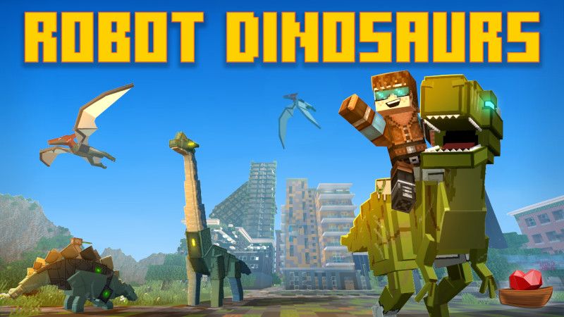 Robot Dinosaurs on the Minecraft Marketplace by Lifeboat