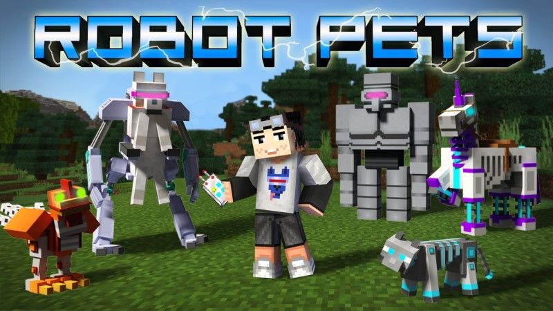 Robot Pets on the Minecraft Marketplace by Lifeboat