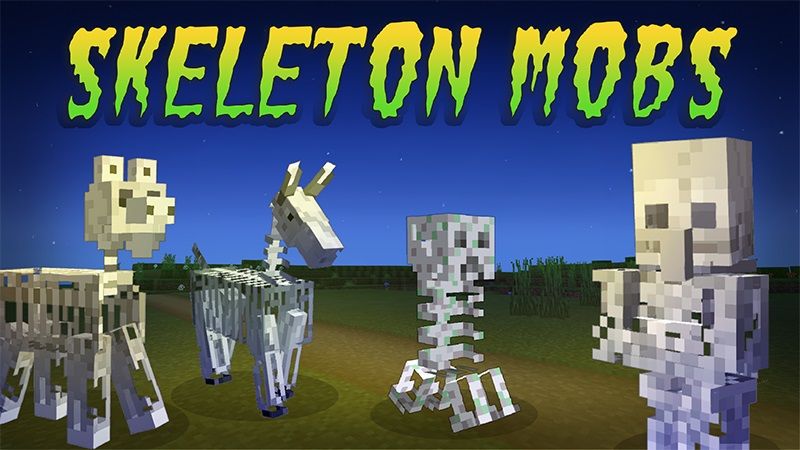 Skeleton Mobs on the Minecraft Marketplace by Lifeboat