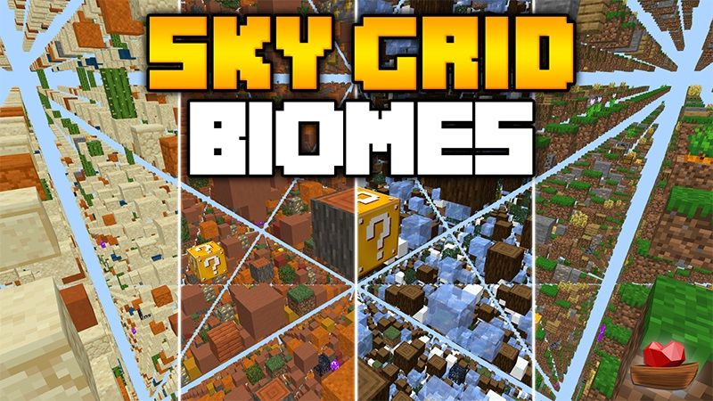 Sky Grid Biomes on the Minecraft Marketplace by Lifeboat