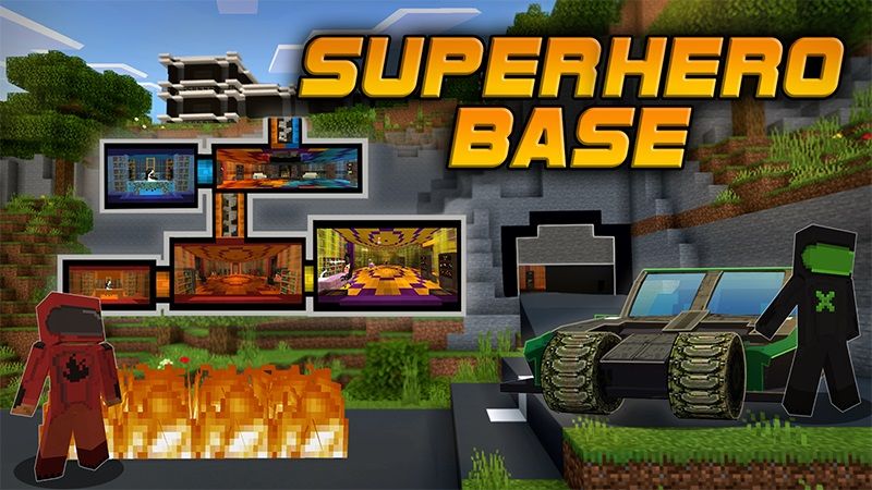 Superhero Base on the Minecraft Marketplace by Lifeboat