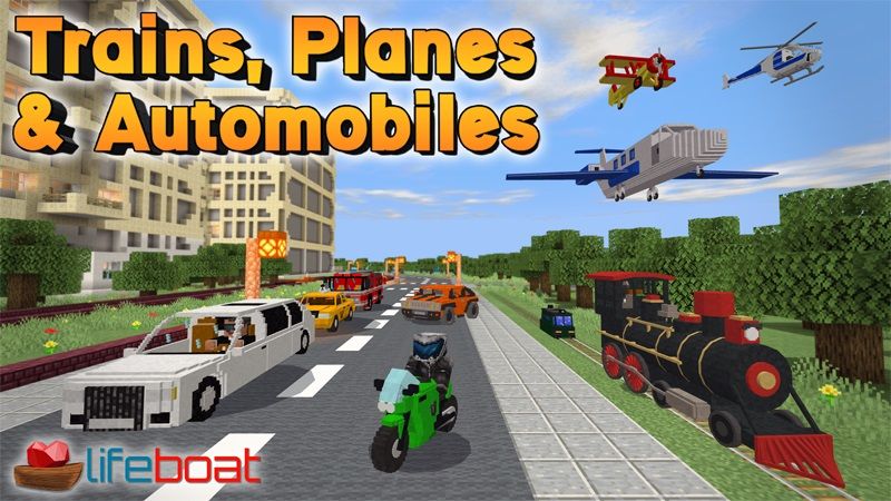 Trains, Planes & Automobiles on the Minecraft Marketplace by Lifeboat