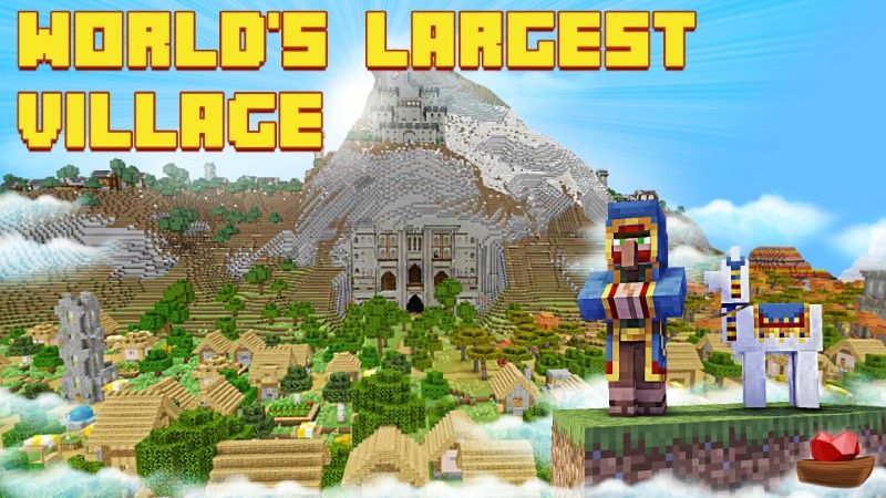 World's Largest Village on the Minecraft Marketplace by Lifeboat