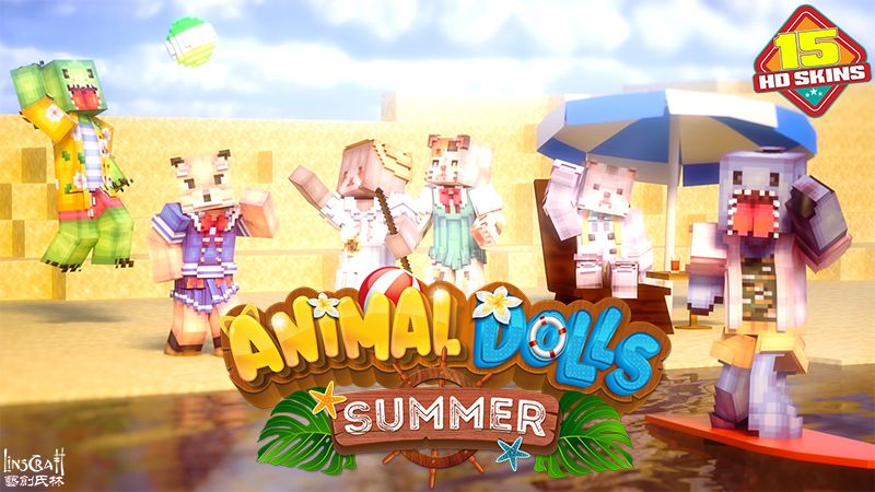 Animal Dolls: Summer HD on the Minecraft Marketplace by LinsCraft