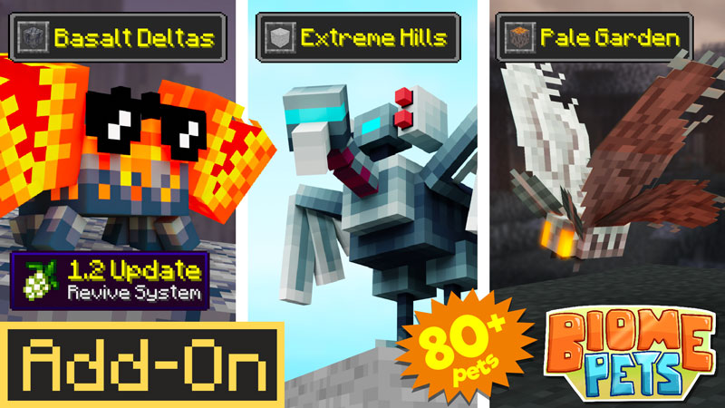 Biome Pets v1.2 Add-On on the Minecraft Marketplace by Logdotzip