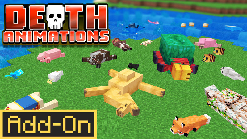 Death Animations Add-On on the Minecraft Marketplace by Logdotzip