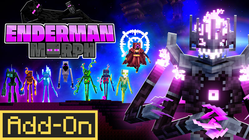 Enderman Morph Add-On on the Minecraft Marketplace by Logdotzip