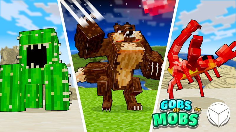 Gobs of Mobs [DX] on the Minecraft Marketplace by Logdotzip