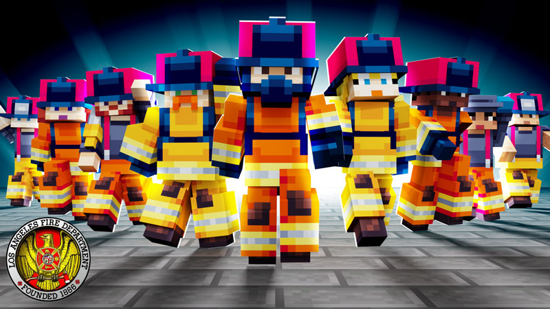 LAFD Firefighter Heroes on the Minecraft Marketplace by Logdotzip