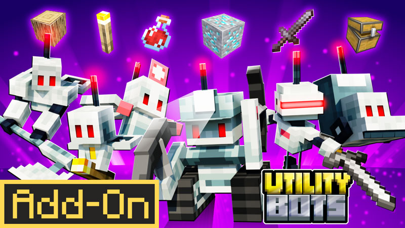 Utility Bots Add-On on the Minecraft Marketplace by Logdotzip